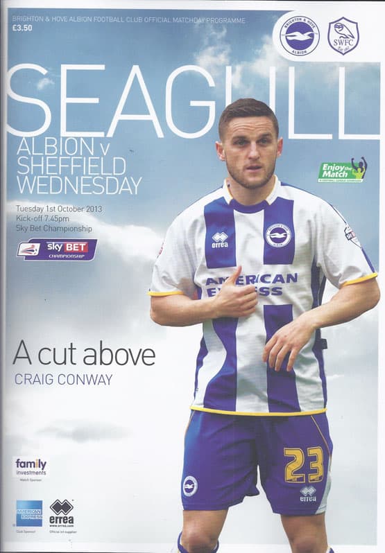 Brighton & Hove Albion FC v Sheffield Wednesday FC 